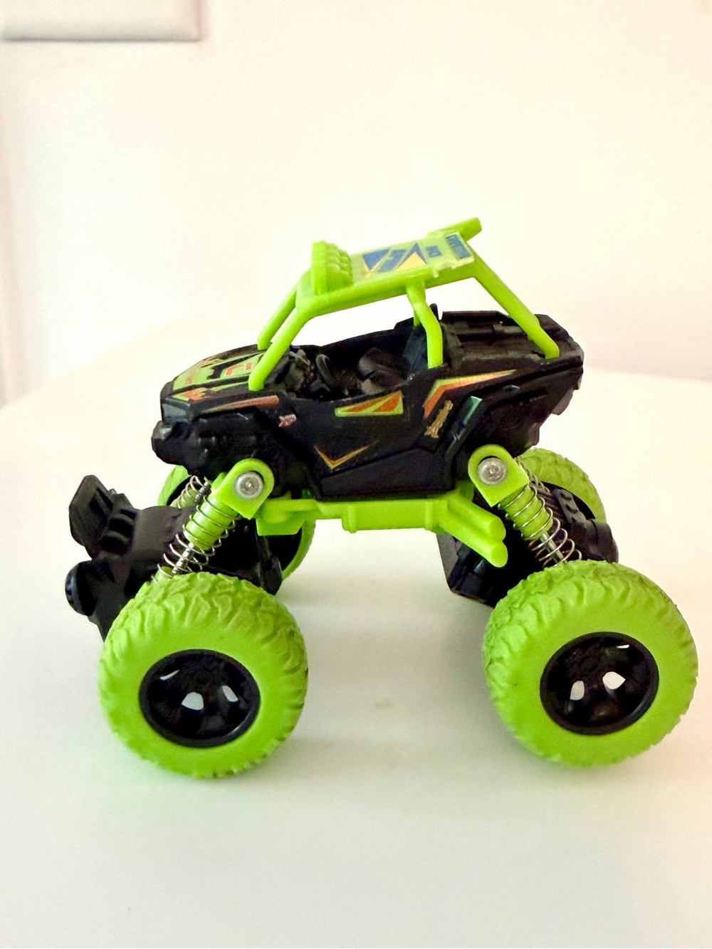 Green Kids' Off-Road Monster Truck Toy - Neon Green pull back friction